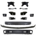 Replacement 13-Piece Kit, Front Bumper, Primed, Includes (1) Bumper, (6) Bumper Bracket, (4) Bumper End, and (2) Valance