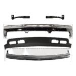 Replacement 5-Piece Kit, Front Bumper, Chrome, Includes (1) Bumper, (2) Bumper Bracket, (1) Bumper Trim, and (1) Valance - Image 21