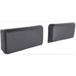 Replacement 6-Piece Kit, Front Bumper, Powdercoated Black, Includes (1) Bumper, (2) Bumper Bracket, (2) Bumper Trim, and (1) License Plate Bracket - Image 15