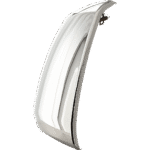 Replacement 4-Piece Kit Front Bumper End, For Models Without Fog Lights, Chrome, Plastic, Includes (1) Bumper, (2) Bumper End, and (1) Valance - Image 15