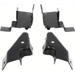 Replacement 7-Piece Kit, Bumper, Chrome, Includes (1) Bumper, (4) Bumper Bracket, (1) Bumper Cover, and (1) Valance - Image 3