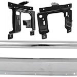 Replacement 3-Piece Kit, Front Bumper, Chrome, Includes (1) Bumper and (2) Bumper Bracket