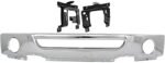 Replacement 3-Piece Kit, Front Bumper, Chrome, Includes (1) Bumper and (2) Bumper Bracket