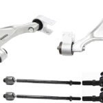 TrueDrive 6-Piece Kit Front, Driver and Passenger Side, Lower Control Arm Kit, Includes (2) Control Arm and (4) Tie Rod End