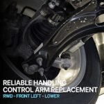 TrueDrive 8-Piece Kit Front, Driver and Passenger Side, Upper and Lower Control Arm Kit, Includes (4) Control Arm and (4) Tie Rod End - Image 11