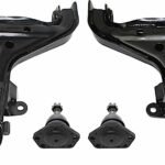 TrueDrive 4-Piece Kit Front, Driver and Passenger Side, Lower Control Arm Kit, Includes (2) Ball Joint and (2) Control Arm