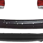 Replacement 4-Piece Kit, Driver and Passenger Side, Inner Halogen Tail Light, With bulb(s), Mounts on Liftgate, OE Replacement, CAPA Certified, Includes (2) Bumper Cover and (2) Tail Light