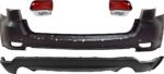 Replacement 4-Piece Kit, Driver and Passenger Side, Inner Halogen Tail Light, With bulb(s), Mounts on Liftgate, OE Replacement, CAPA Certified, Includes (2) Bumper Cover and (2) Tail Light
