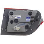 Replacement 4-Piece Kit Rear, Upper and Lower Primed Bumper Cover, Includes (2) Bumper Cover and (2) Tail Light - Image 11