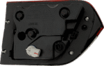 Replacement 4-Piece Kit Rear, Upper and Lower Primed Bumper Cover, Includes (2) Bumper Cover and (2) Tail Light - Image 11