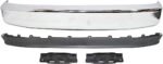 Replacement 4-Piece Kit, Front Bumper, Chrome, Includes (1) Bumper, (2) Bumper Bracket, and (1) Valance