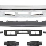 Replacement 7-Piece Kit, Front Bumper, Chrome, Includes (1) Bumper, (2) Bumper Bracket, (3) Bumper Trim, and (1) Valance