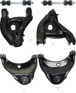 TrueDrive 6-Piece Kit Front, Driver and Passenger Side, Upper and Lower Control Arm Kit, Includes (4) Control Arm and (2) Sway Bar Link