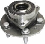 TrueDrive 8-Piece Kit Front, Driver and Passenger Side, Lower, Rearward Control Arm Kit, Includes (2) Control Arm, (2) Sway Bar Link, (2) Tie Rod End, and (2) Wheel Hub - Image 2