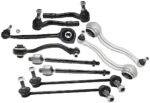 TrueDrive 10-Piece Kit Front, Driver and Passenger Side, Lower, Frontward and Rearward Control Arm Kit, Includes (4) Control Arm, (2) Sway Bar Link, and (4) Tie Rod End