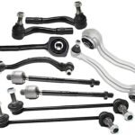 TrueDrive 10-Piece Kit Front, Driver and Passenger Side, Lower, Frontward and Rearward Control Arm Kit, Includes (4) Control Arm, (2) Sway Bar Link, and (4) Tie Rod End