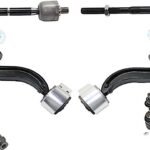 TrueDrive 6-Piece Kit Front, Driver and Passenger Side, Lower Control Arms with Tie Rod Ends