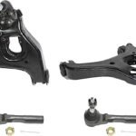 TrueDrive 4-Piece Kit Front, Driver and Passenger Side Control Arm, Rear Wheel Drive, Rack Steering Type, For Models With Front Coil Spring, includes Tie Rod Ends