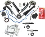 Replacement 4-Piece Kit Timing Chain, includes Oil Pump and Variable Timing Solenoids