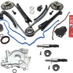 Replacement 4-Piece Kit Timing Chain, includes Oil Pump and Variable Timing Solenoids
