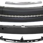 Replacement 6-Piece Kit, Front Primed Bumper Cover, Standard Cab Pickup, For Models w/ Plastic Bumper, Includes (1) Bumper Cover, (2) Bumper End, (1) Bumper Reinforcement, (1) Bumper Retainer, (1) Bumper Trim