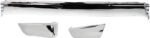 Replacement 3-Piece Kit, Step Bumper, For Models With Fender Flares, Chrome, Face Bar and Pads, Without mounting bracket(s), Includes (2) Bumper End and (1) Step Bumper