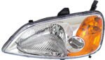 Replacement 4-Piece Kit Factory Style Hood, Sedan, Steel, Primed, Includes (1) Bumper Cover, (1) Fender, (1) Headlight, and (1) Hood - Image 2