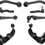 TrueDrive 8-Piece Kit Front, Driver and Passenger Side, Upper and Lower, Frontward and Rearward Control Arm, All Wheel Drive/Front Wheel Drive, includes Tie Rod Ends
