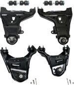 TrueDrive 6-Piece Kit Front, Driver and Passenger Side, Upper and Lower Control Arm, includes Sway Bar Links