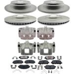 Raybestos KIT-210516-660 Front and Rear Brake Disc and Caliper Kit, FWD, Element3 Series