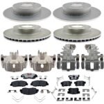 Raybestos KIT-210516-665 Front and Rear Brake Disc and Caliper Kit, FWD, Element3 Series