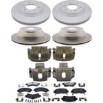 Raybestos KIT-210516-702 Front and Rear Brake Disc and Caliper Kit,, Element3 Series