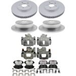 Raybestos KIT-210516-706 Front and Rear Brake Disc and Caliper Kit, FWD, Element3 Series