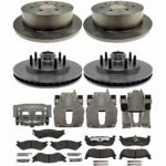 Raybestos KIT-210516-782 Front and Rear Brake Disc and Caliper Kit, RWD, R-Line Series