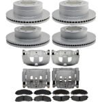 Raybestos KIT-210516-863 Front and Rear Brake Disc and Caliper Kit, 4WD, Element3 Series