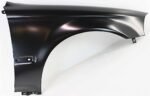 Replacement 5-Piece Kit Factory Style Hood, Steel, Textured Black, Includes (2) Fender, (2) Fender Liner, and (1) Hood - Image 2