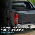Replacement 6-Piece Kit, Step Bumper, Chrome, Face Bar and Pads, Without mounting bracket(s), Includes (2) Bumper Bracket, (3) Bumper Step Pad, and (1) Step Bumper - Image 18