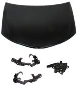 Replacement 4-Piece Kit Factory Style Hood, Latch Assembly, Type 2, For Models Without Alarm System, Steel, Primed, Includes (1) Hood, (2) Hood Hinge, and (1) Hood Latch