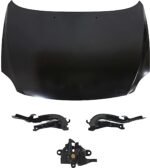 Replacement 4-Piece Kit Factory Style Hood, Steel, Primed, Includes (1) Hood, (2) Hood Hinge, and (1) Hood Latch