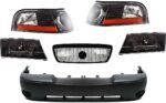 Replacement 6-Piece Kit, Front Primed Bumper Cover, Includes (1) Bumper Cover, (2) Corner Light, (1) Grille, and (2) Headlight