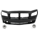 Replacement 3-Piece Kit, Front Primed Bumper Cover, Includes (1) Bumper Cover and (2) Fog Light
