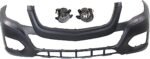 Replacement 3-Piece Kit, Front Primed Bumper Cover, For Models Without AMG Styling Package, CAPA Certified, Includes (1) Bumper Cover and (2) Fog Light