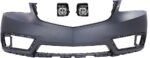 Replacement 3-Piece Kit Front Primed Bumper Cover, CAPA Certified, Includes (1) Bumper Cover and (2) Fog Light