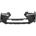 Replacement 3-Piece Kit Front Primed Bumper Cover, For Models With F Sport Package, Includes (1) Bumper Cover and (2) Fog Light - Image 2