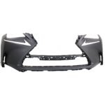Replacement 3-Piece Kit Front Primed Bumper Cover, For Models With F Sport Package, Includes (1) Bumper Cover and (2) Fog Light - Image 2