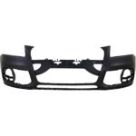 Replacement 3-Piece Kit Front Primed Bumper Cover, For Models Without S-Line Package, Headlight Washer and Parking Aid Sensor, Includes (1) Bumper Cover and (2) Fog Light - Image 2