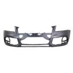 Replacement 3-Piece Kit Front Primed Bumper Cover, For Models Without S-Line Package, Headlight Washer and Parking Aid Sensor, CAPA Certified, Includes (1) Bumper Cover and (2) Fog Light - Image 2