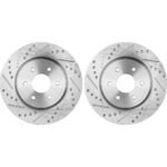 JC Whitney 8-Piece Kit Front, Driver and Passenger Side Axle Assembly with Brake Discs, Brake Pad Set, and Control Arms, 4WD, 4.0L Engine - Image 11