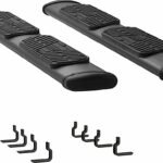 Luverne 277078-400922 Running Boards, Powdercoated Textured Black, Stainless Steel, Extended Cab Pickup, Regal 7 in. Series