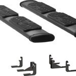 Luverne 277078-401523 Running Boards, Powdercoated Textured Black, Stainless Steel, Extended Cab Pickup, Regal 7 in. Series